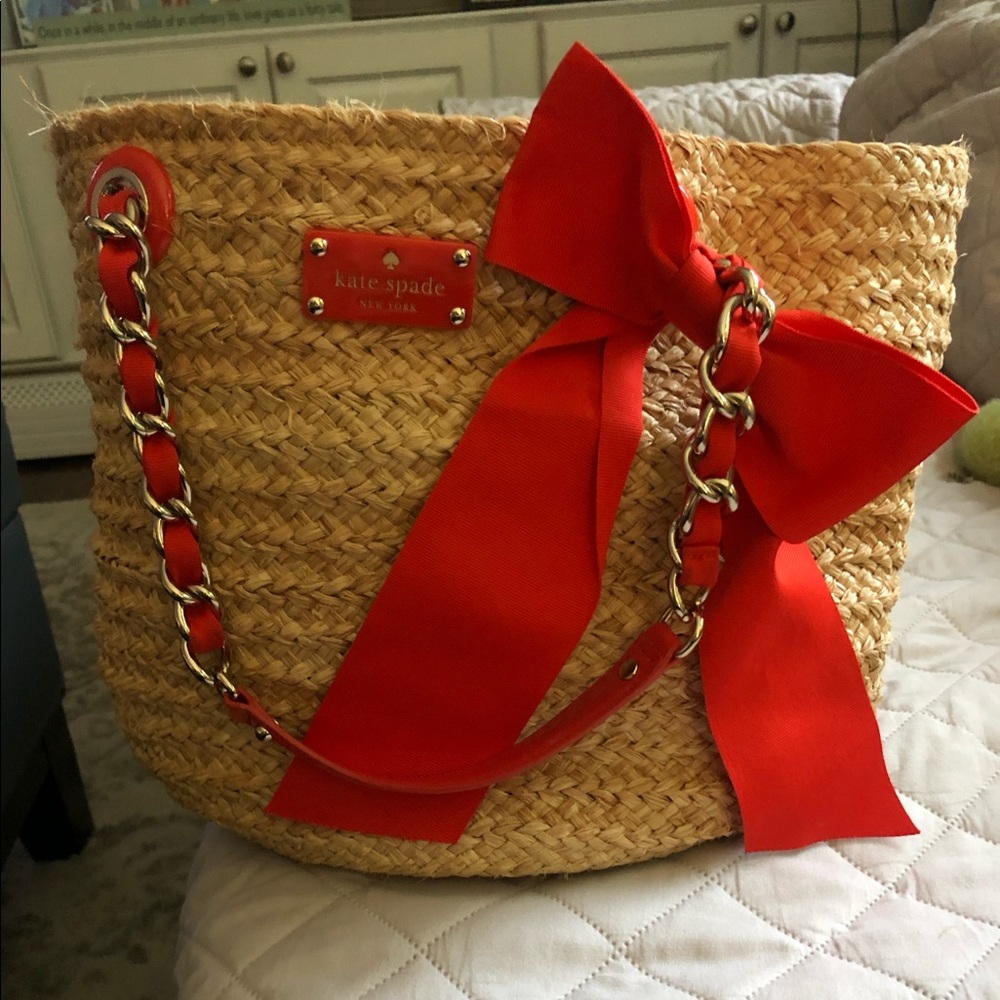 Kate Spade straw bag